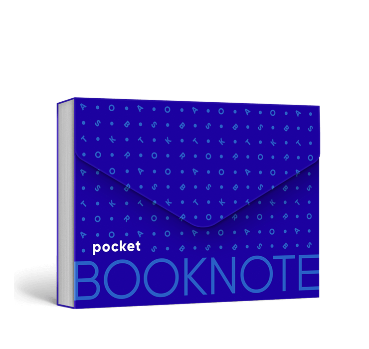 Pocket Booknote синій
